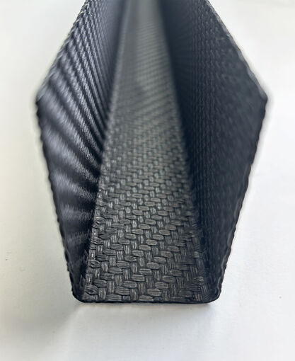 Woven CFC C channel-1.65 base x 3.54 leg x 0.05wall x 39.37 long
